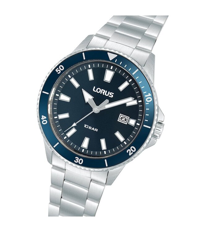 Lorus RH901SX9 Uhr Herren silberfarben 40mm
