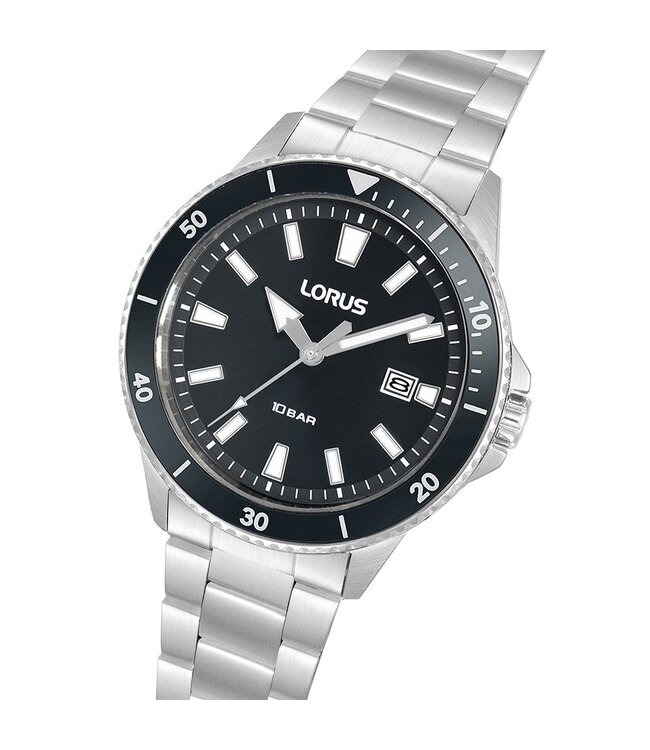 Lorus RH999RX9 Horloge Heren Zilverkleurig 40mm