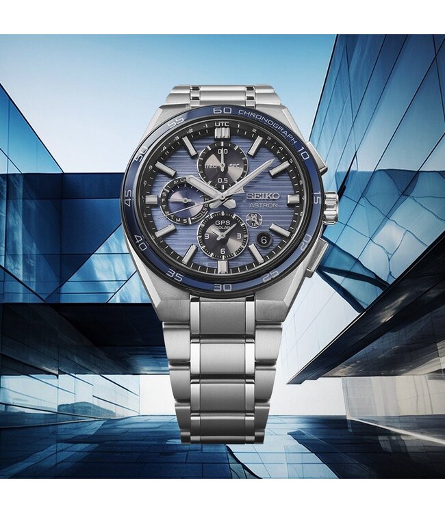 Seiko Astron SSH175J1 Horloge Heren Zilverkleurig 44,10mm