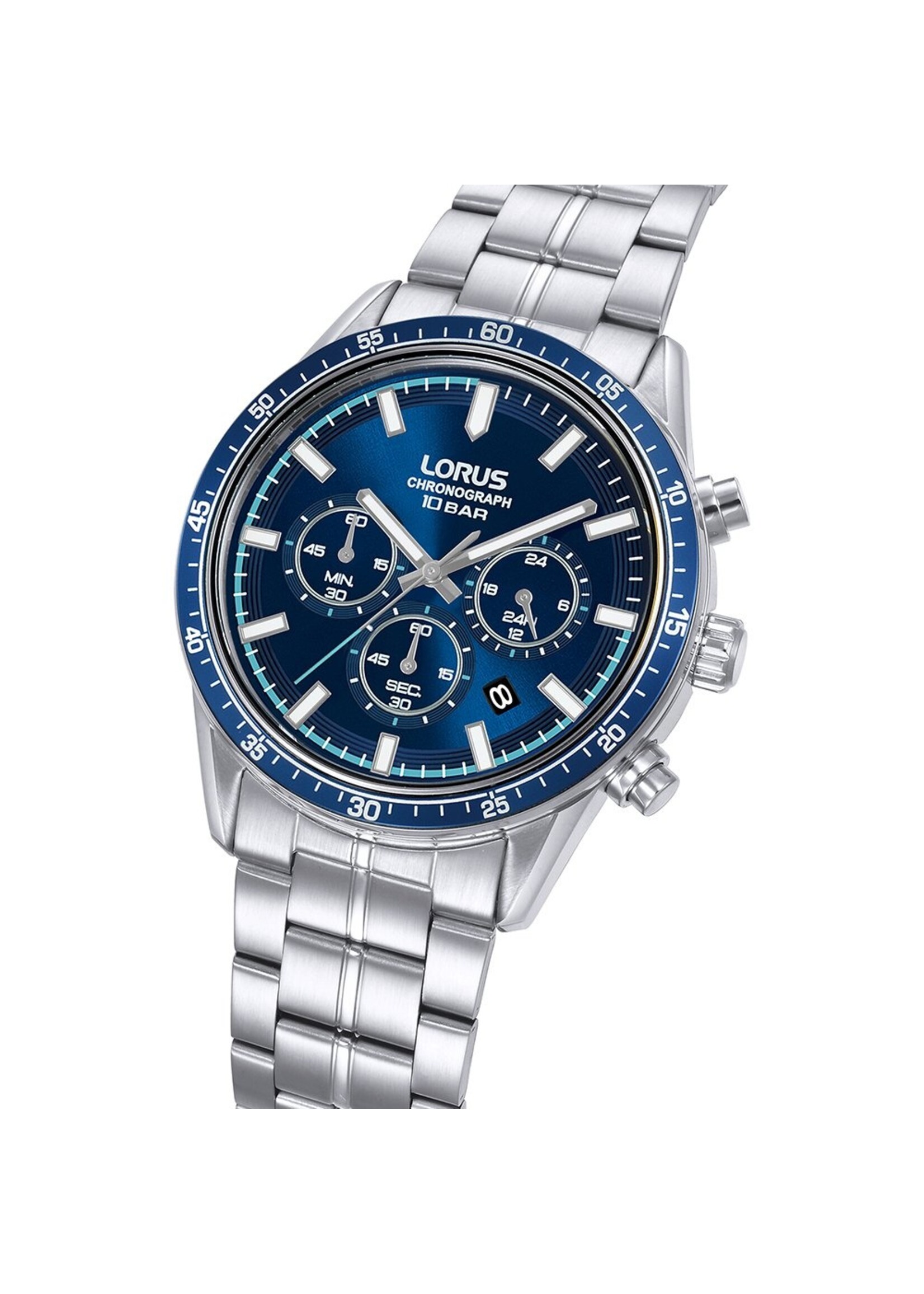 Lorus Horloge Lorus RT347LX9 Uhr Herren silberfarben 43mm