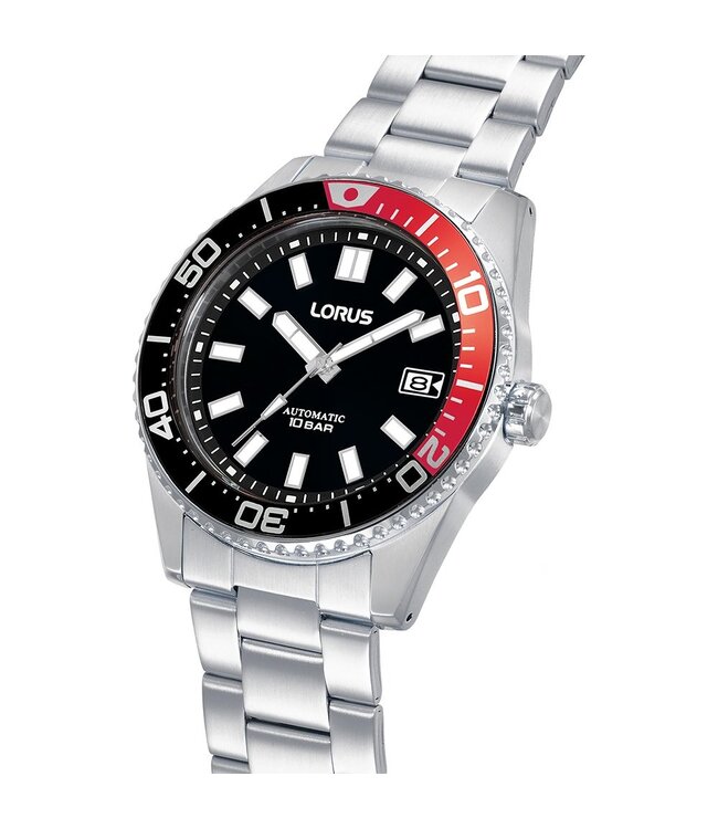 Lorus RU421AX9 Horloge Heren Zilverkleurig 42mm