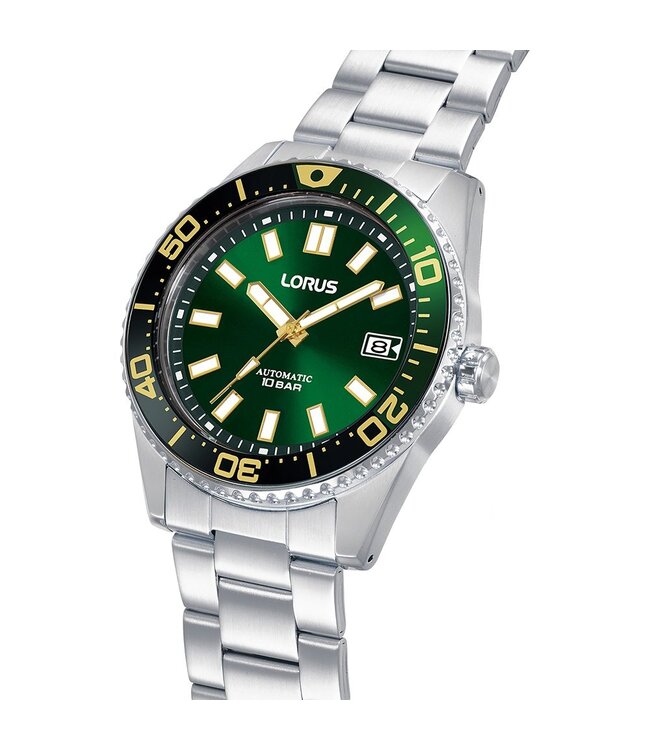 Lorus RU425AX9 Uhr Herren silberfarben 42mm
