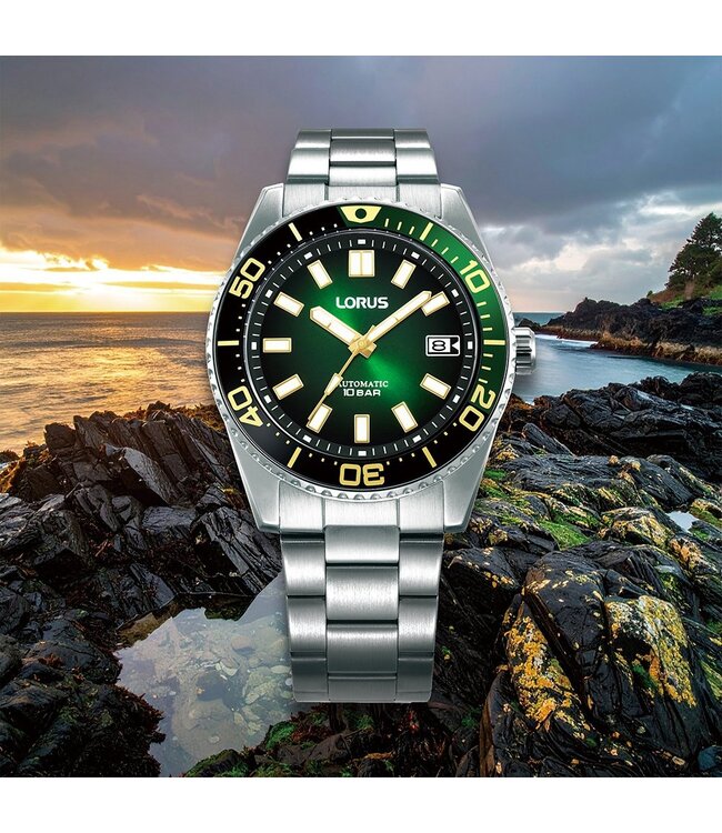 Lorus RU425AX9 Uhr Herren silberfarben 42mm