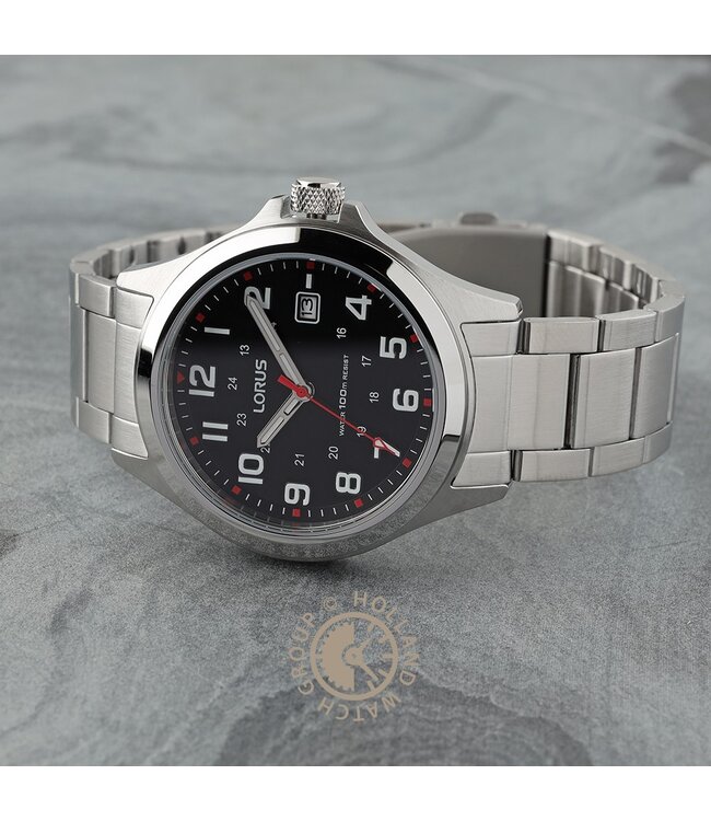 Lorus RXH01IX5 Horloge Heren Zilverkleurig 42mm