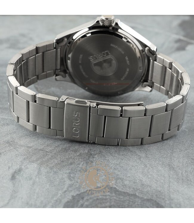 Lorus RXH01IX5 Horloge Heren Zilverkleurig 42mm