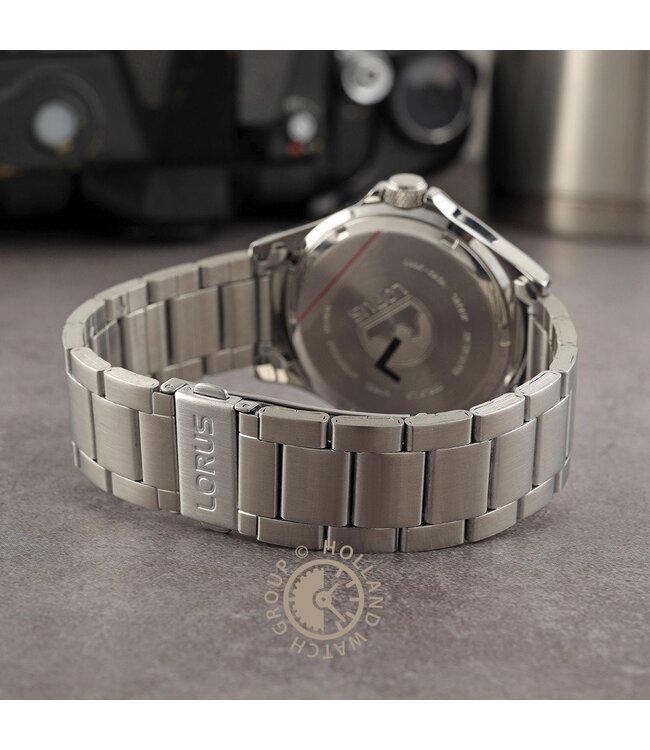 Lorus RXH03IX5 Horloge Heren Zilverkleurig 42mm