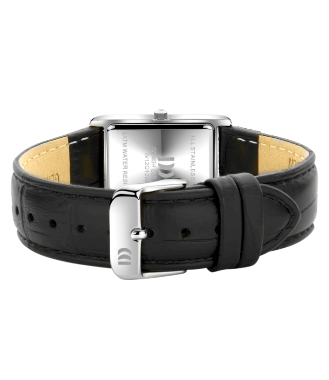 Danish Design IV12Q1298 Horloge Dames Zwart 22x25mm