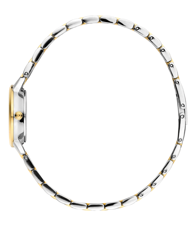 Akilia Mini Link Two-Tone Goud Groen IV90Q1268 women’s watch