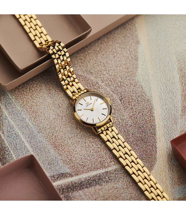 Danish Design IV91Q1268 Horloge Dames Goudkleurig 22mm