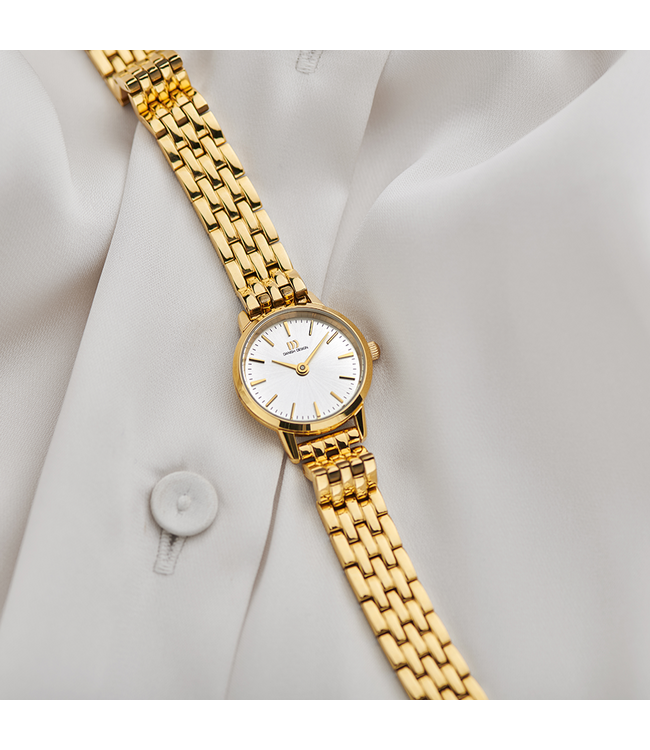 Danish Design IV91Q1268 Horloge Dames Goudkleurig 22mm