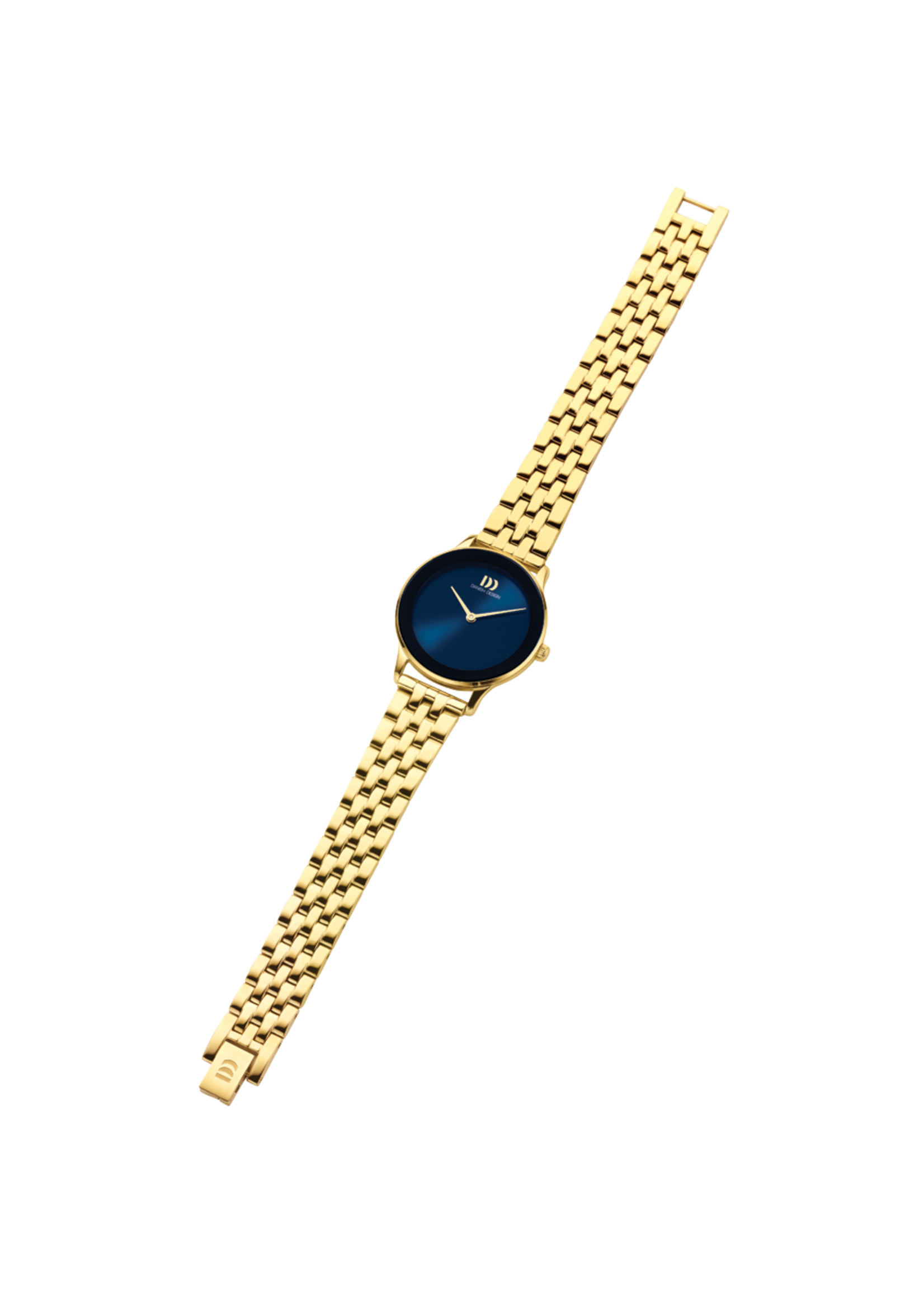 Danish Design Nostalgi 1988 Gold Blue Link IV96Q1288 women’s watch