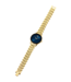 Nostalgi 1988 Gold Blue Link IV96Q1288 dameshorloge