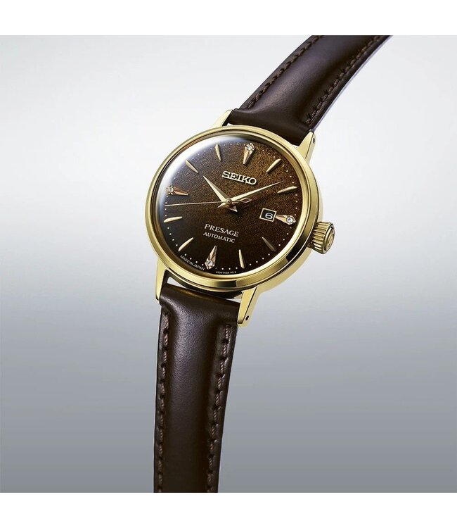 Presage SRE020J1 Watch Women Brown 30,28mm