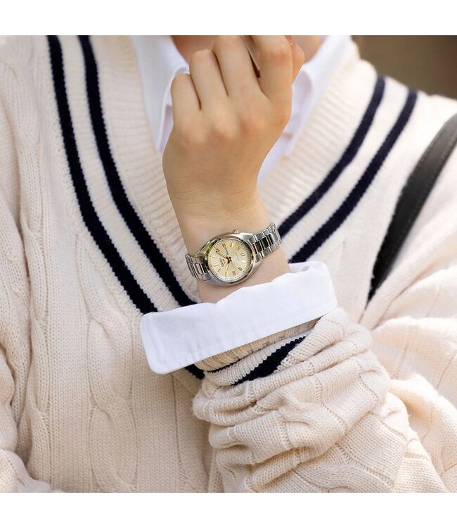 Seiko 5 Sports SRE023K1 Uhr Damen silberfarben 32mm