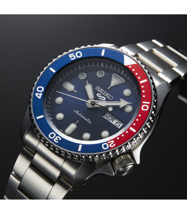 5 Sports SRPD53K1 automaat 42,5 mm - blauwe wijzerplaat
