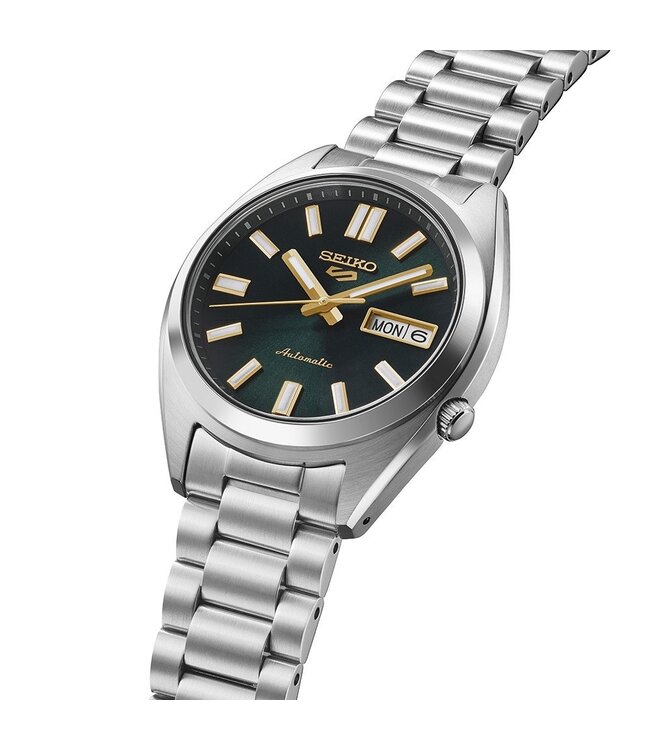 5 Sports SRPL57K1 Uhr Herren silberfarben 37,40mm
