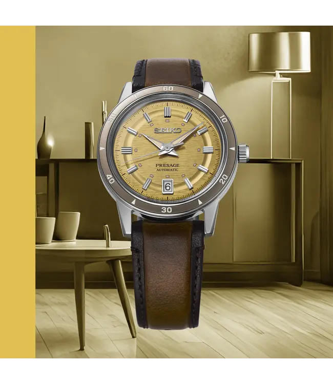 Seiko Presage SRPL75J1 Uhr Herren Braun 39,50mm