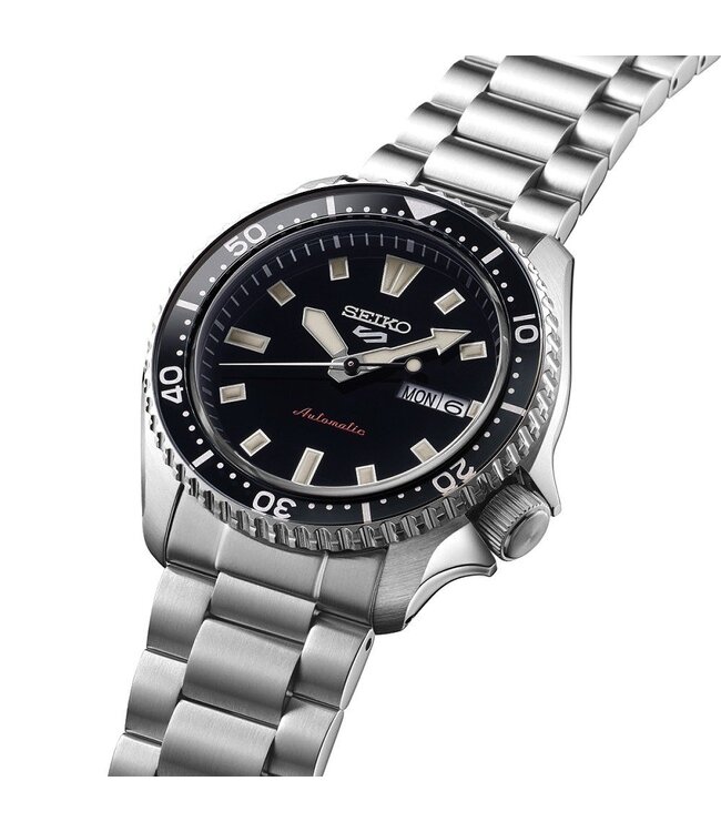 Seiko 5 Sports SRPL85K1 Watch Men Silver-tone 42,50mm