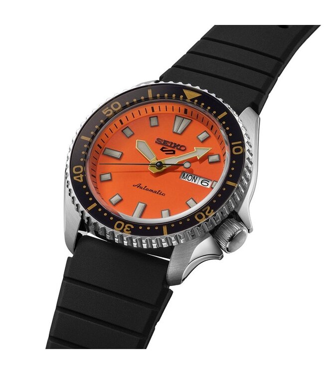 5 Sports SRPL89K1 Uhr Herren Schwarz 42,50mm