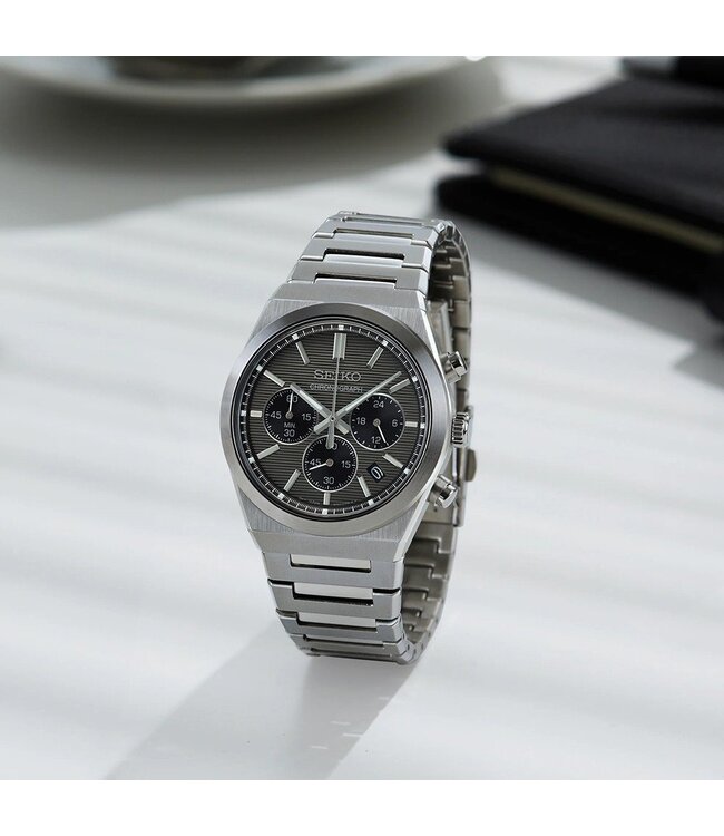 SSB455P1 Horloge Heren Zilverkleurig 40mm
