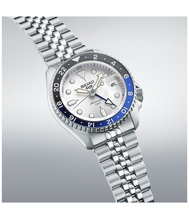 Seiko 5 Sports SSK033K1 Uhr Herren silberfarben 42,5mm