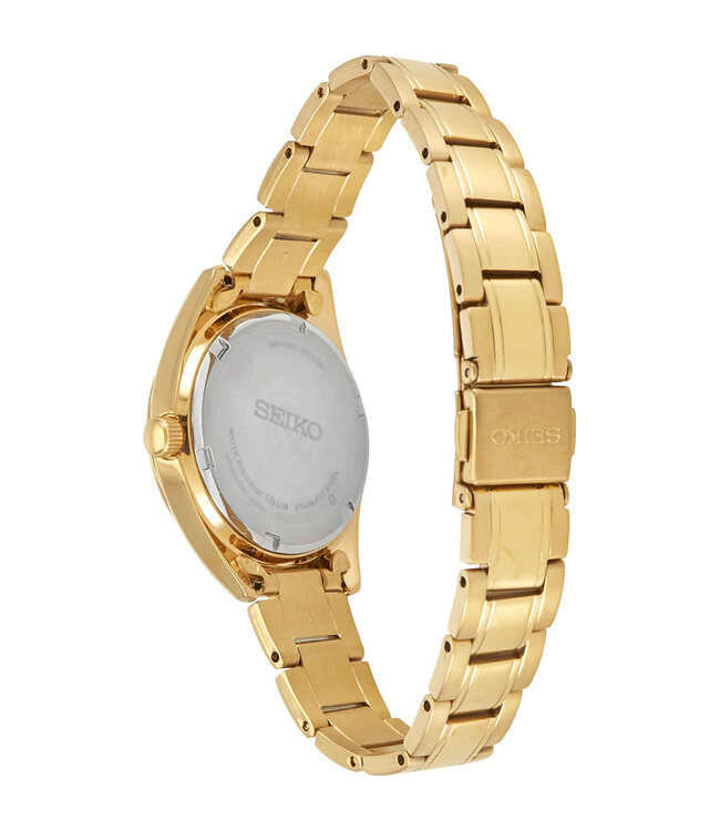 Seiko SUR632P1 Uhr Damen goldfarben 29,8mm