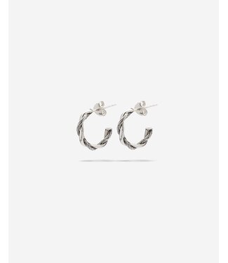 Hoops Katja Twist Silver Set