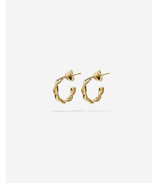 Hoops Katja Twist Gold Vermeil Set