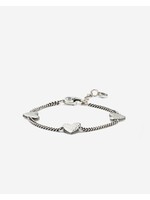 Buddha to Buddha Armband Essential Multi Hart Zilver