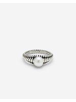 Buddha to Buddha Ring Ben Pearl Silver