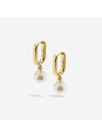 Buddha to Buddha Hoops Chain Barok Parel Verguld Set