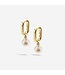 Buddha to Buddha Hoops Chain Barok Parel Verguld Set