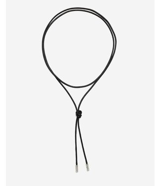 Buddha to Buddha Cord Necklace Ellen Silver