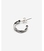 Buddha to Buddha Hoops Katja Twist Diamant Zilver Set