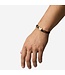 Buddha to Buddha Cord Bracelet Heart Gold Vermeil Black