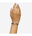 Buddha to Buddha Koordarmband Hart Zilver Zwart