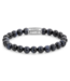 Rebel & Rose Tiger Blues - 8mm Perlenarmband L