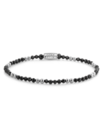 Rebel and Rose Black & Silver-coloured Glam Rocks - 3mm S