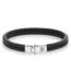 Rebel & Rose Small Braided Hermes Black leather bracelet L