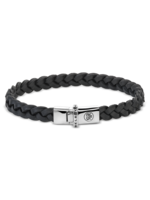 Rebel and Rose Small Braided Raw Black M
