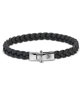 Small Braided Raw Black M