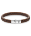 Rebel & Rose Single Stranded Cognac leather bracelet L