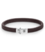 Rebel & Rose Small Braided Brown leather bracelet M