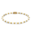 Rebel & Rose Mix Virgin White gold-coloured - 4mm Perlenarmband S
