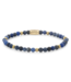 Rebel & Rose Midnight Blue gold-coloured - 4mm Perlenarmband S