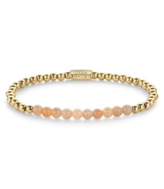 Sunstone meets Yellowgold - 4mm S