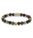 Rebel & Rose Autumn Storm gold-coloured - 8mm Perlenarmband L
