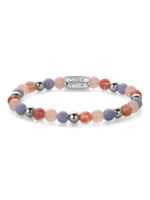 Rebel and Rose Pink Summer Vibes silver-coloured - 6mm M