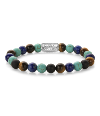 Mix Turquoise - 8mm L