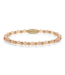 Rebel & Rose Cherry Rose Duet gold-coloured - 4mm Perlenarmband S